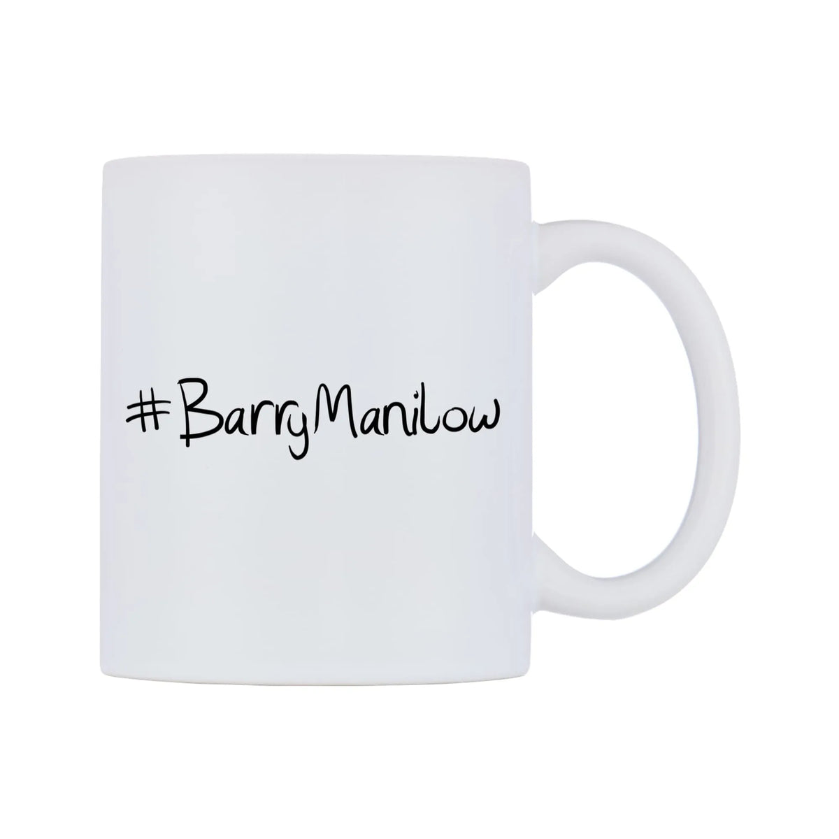BarryManilow Mug — mug, left side, on a white background