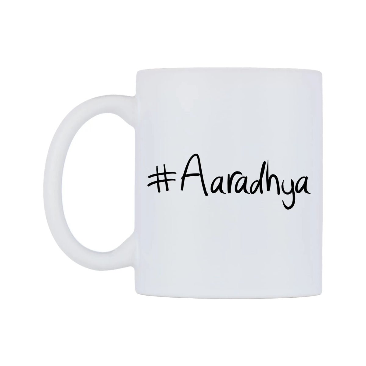 Aaradhya Mug — mug, right side, on a white background