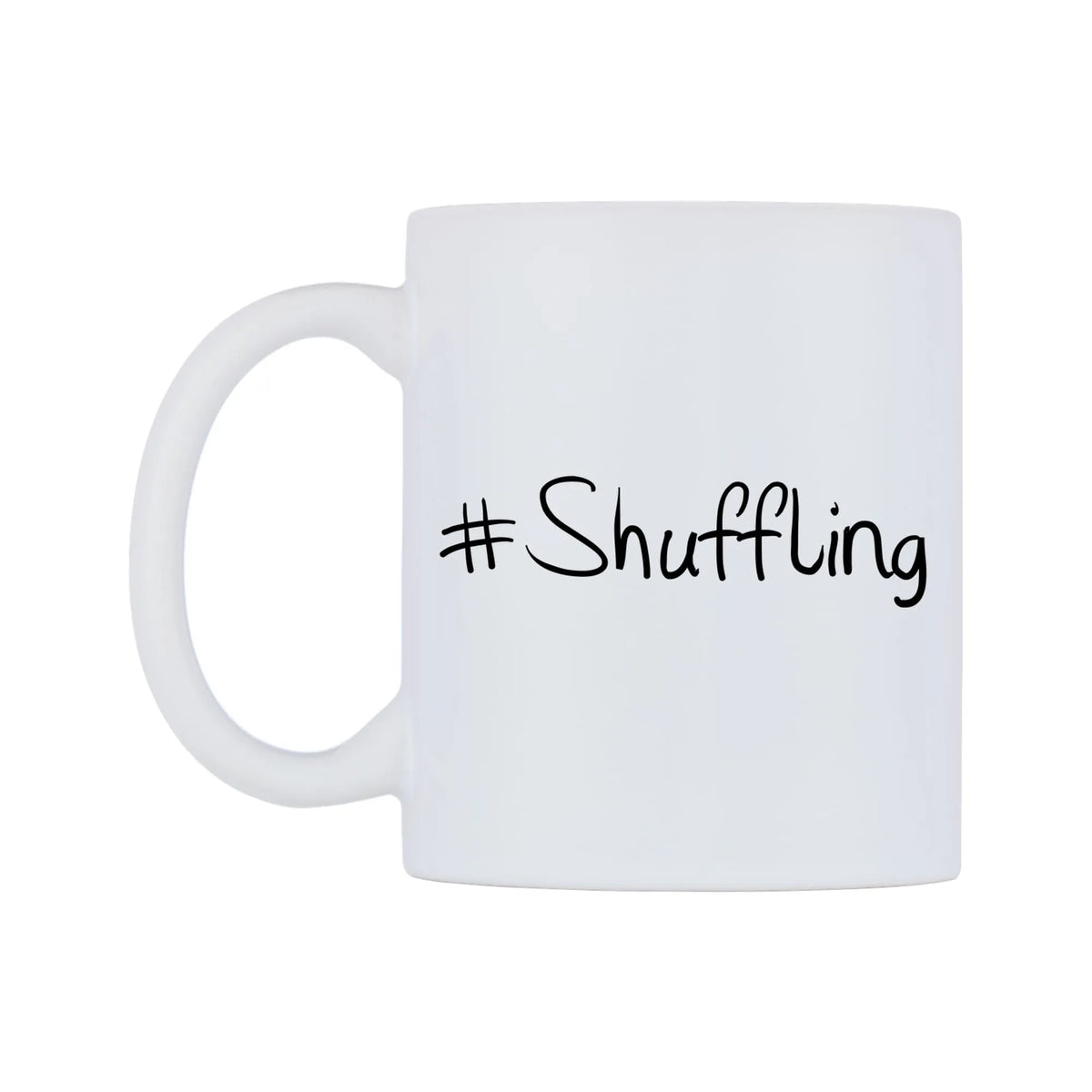 Shuffling Mug — mug, right side, on a white background