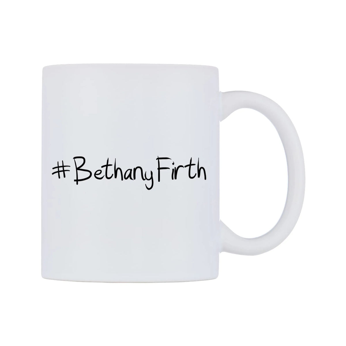 BethanyFirth Mug — mug, left side, on a white background