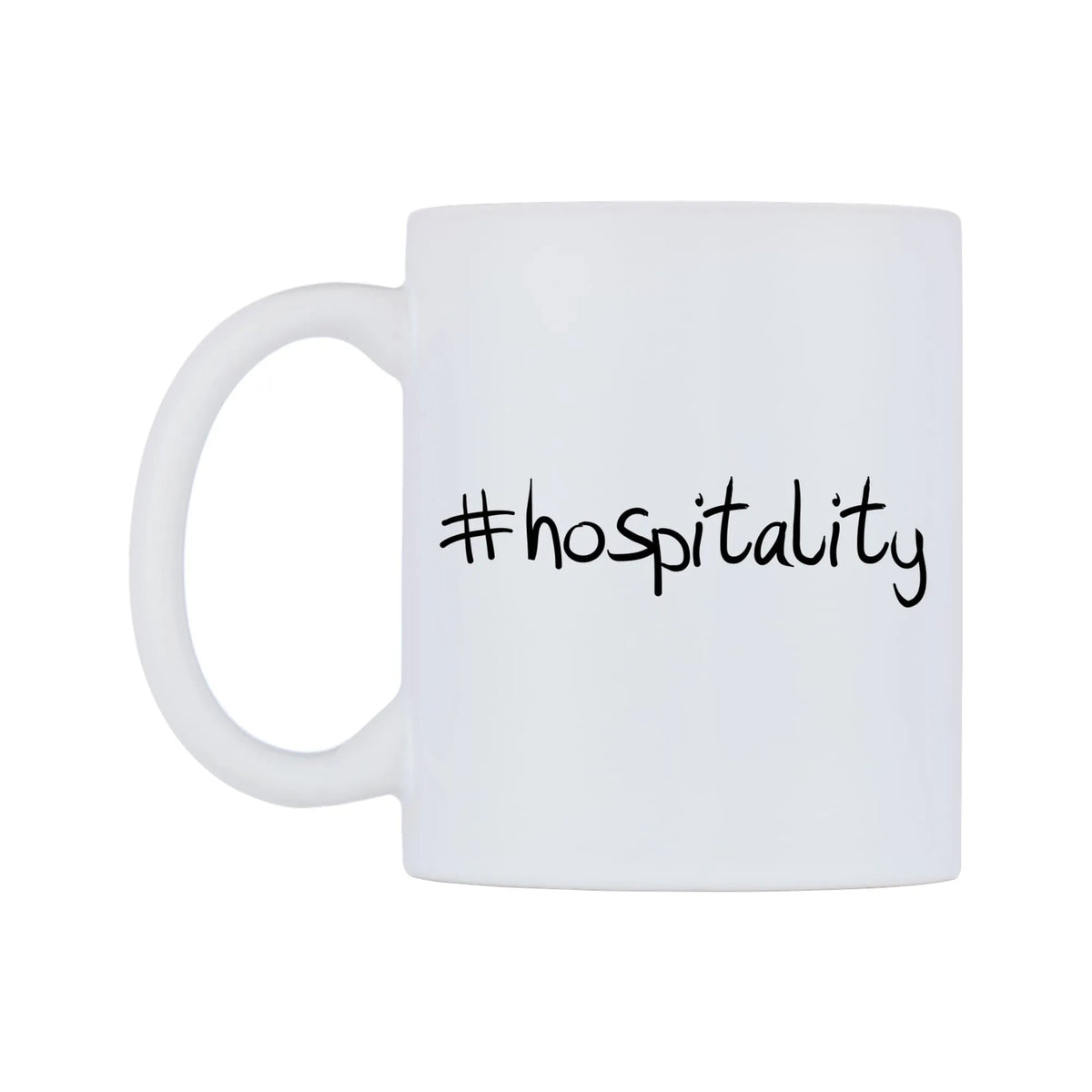 hospitality Mug — mug, right side, on a white background