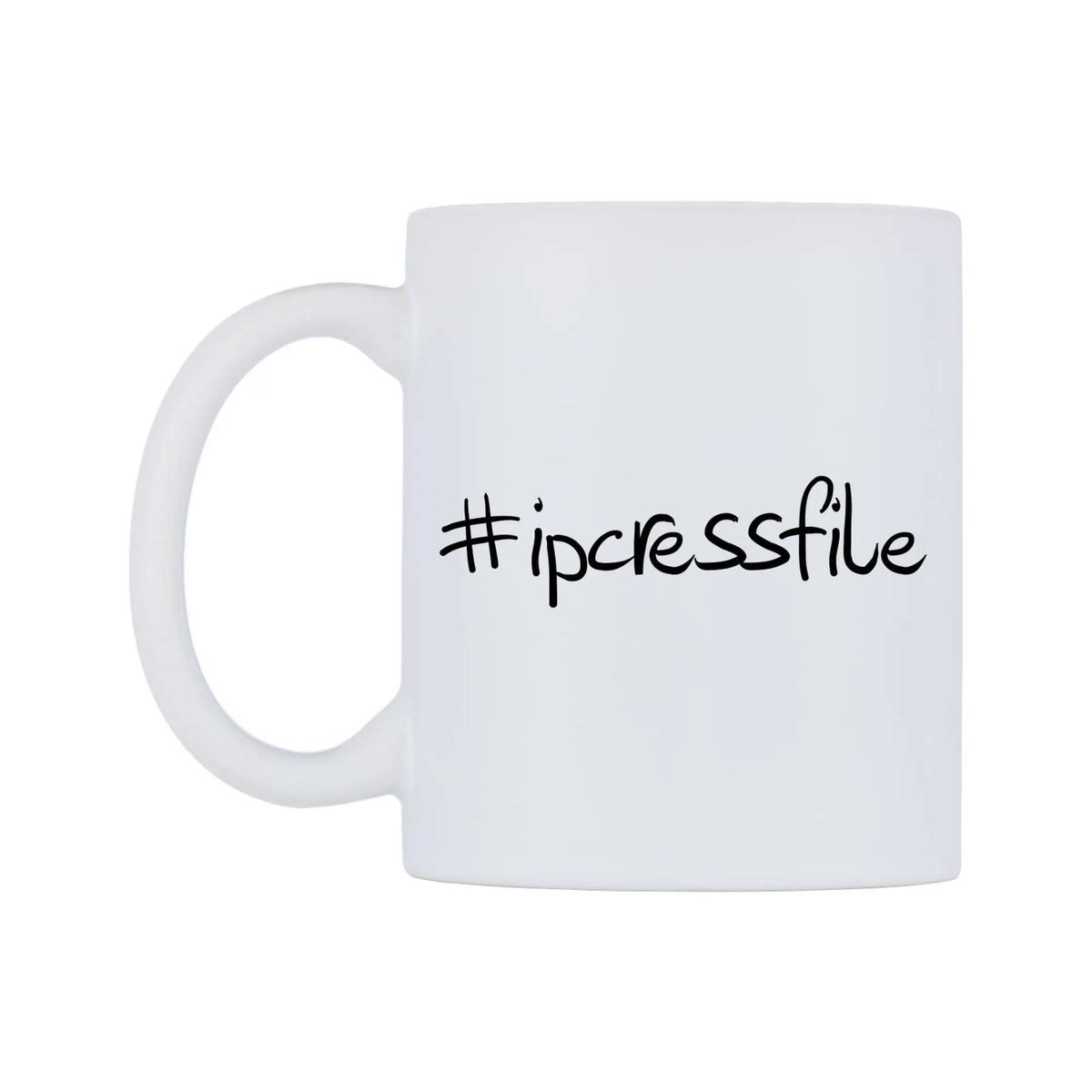 ipcressfile Mug — mug, right side, on a white background
