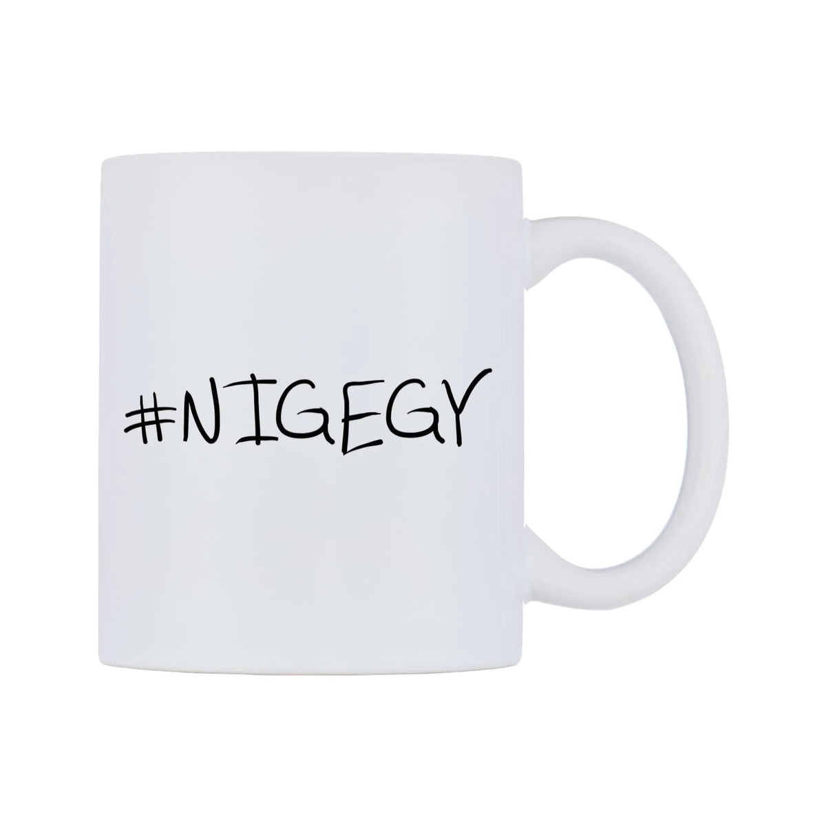 NIGEGY Mug — mug, left side, on a white background