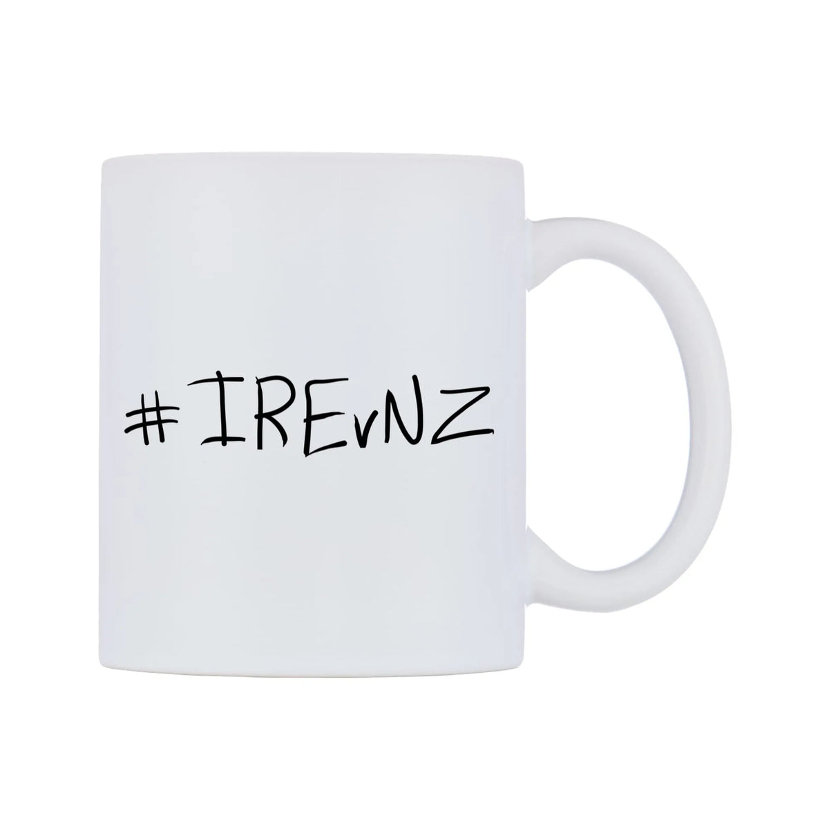IREvNZ Mug — mug, left side, on a white background