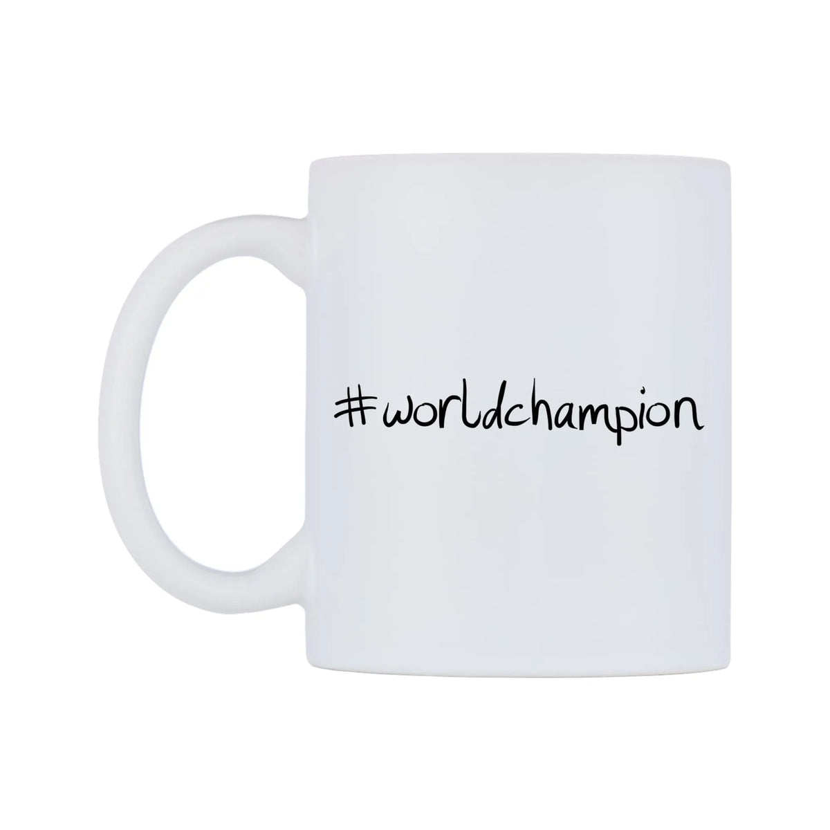 worldchampion Mug — mug, right side, on a white background