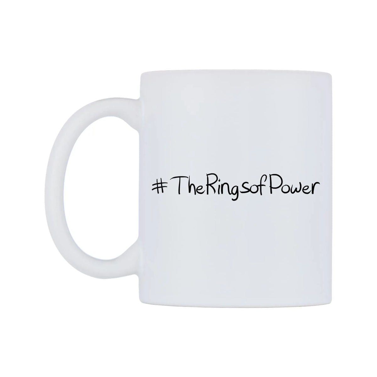 TheRingsofPower Mug — mug, right side, on a white background