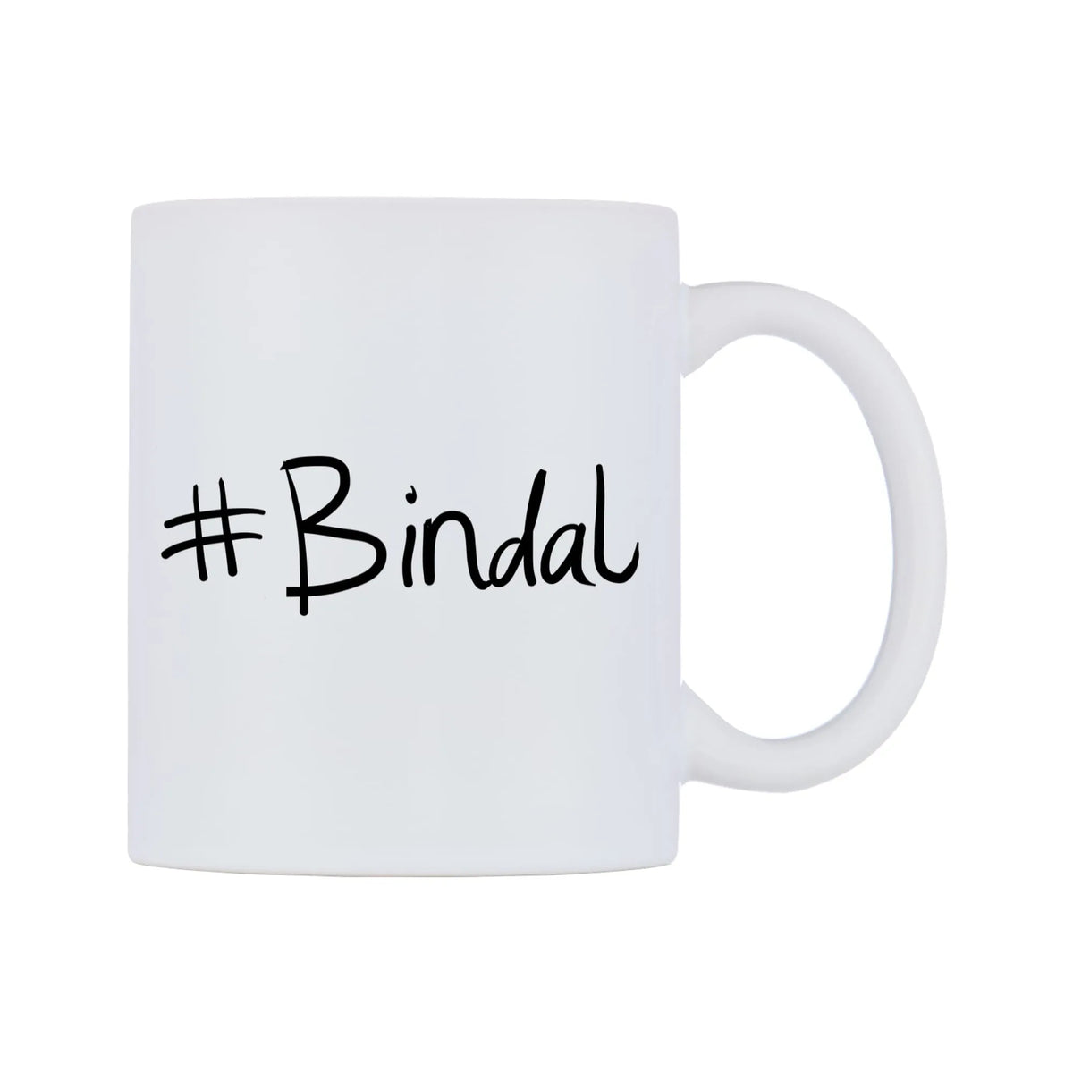 Bindal Mug — mug, left side, on a white background