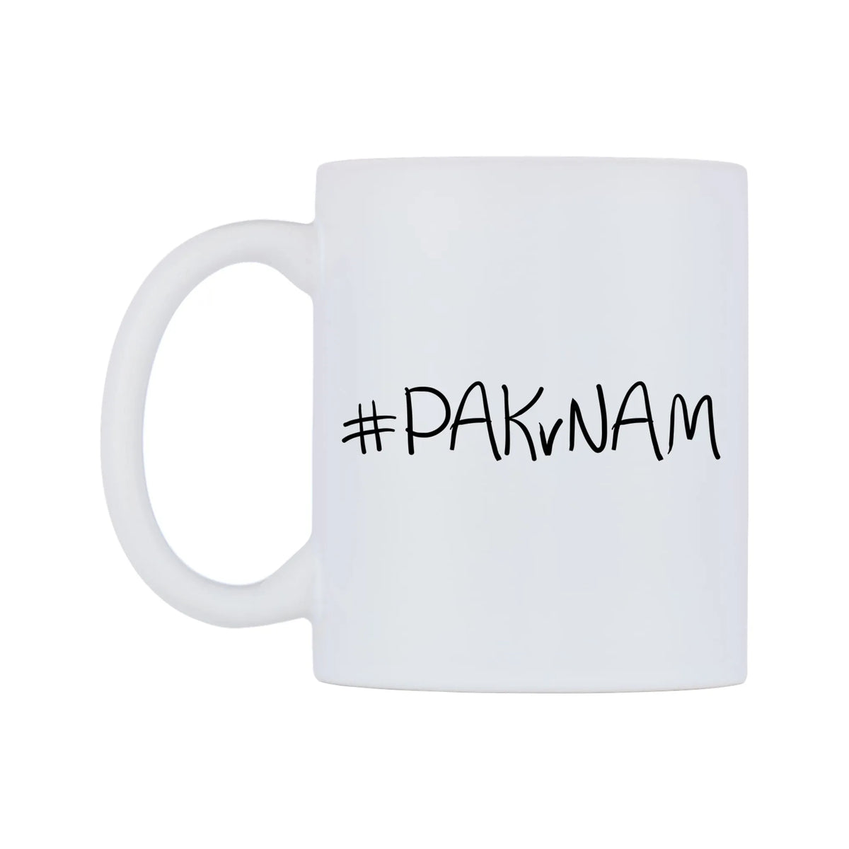 PAKvNAM Mug — mug, right side, on a white background