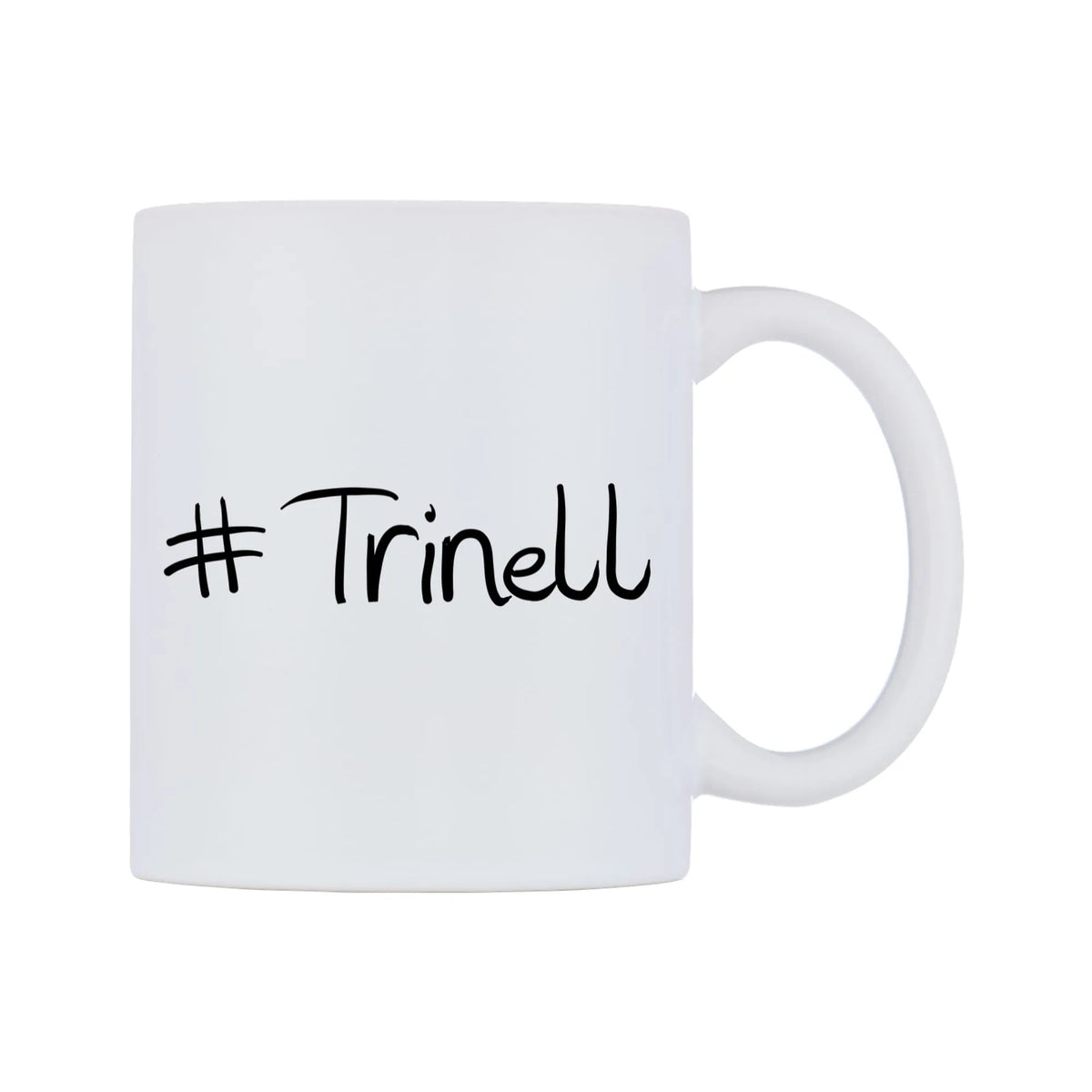 Trinell Mug — mug, left side, on a white background