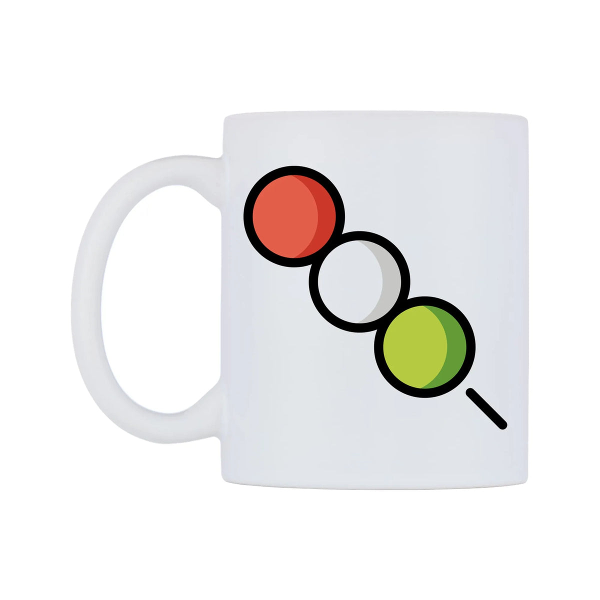 Dango Emoji Mug — mug, right side, on a white background