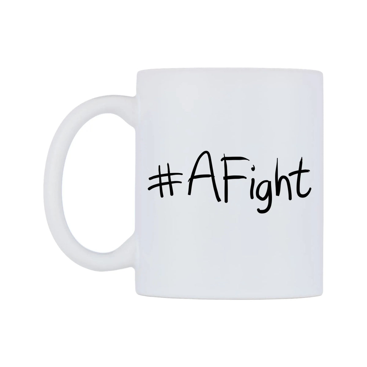 AFight Mug — mug, right side, on a white background