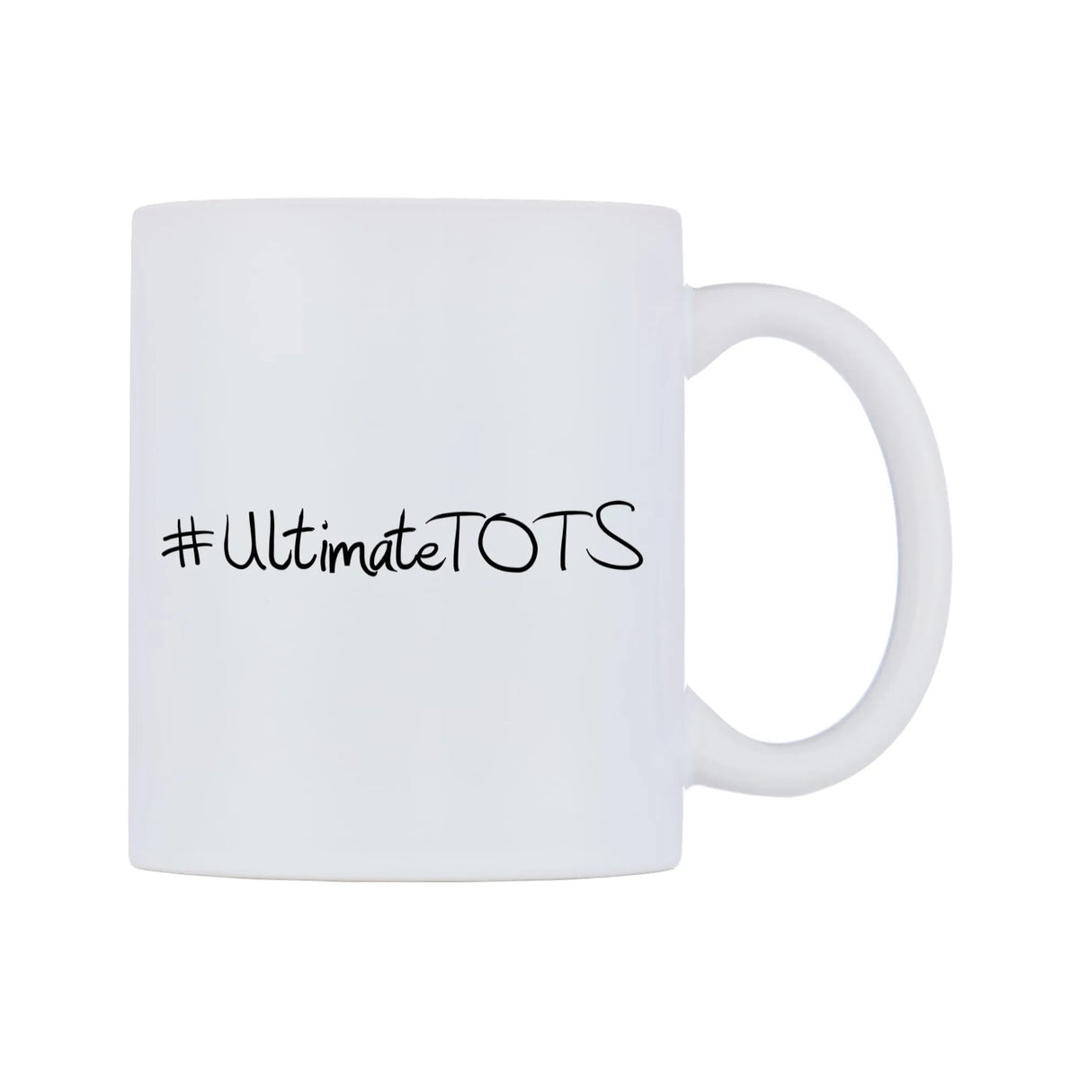 UltimateTOTS Mug — mug, left side, on a white background