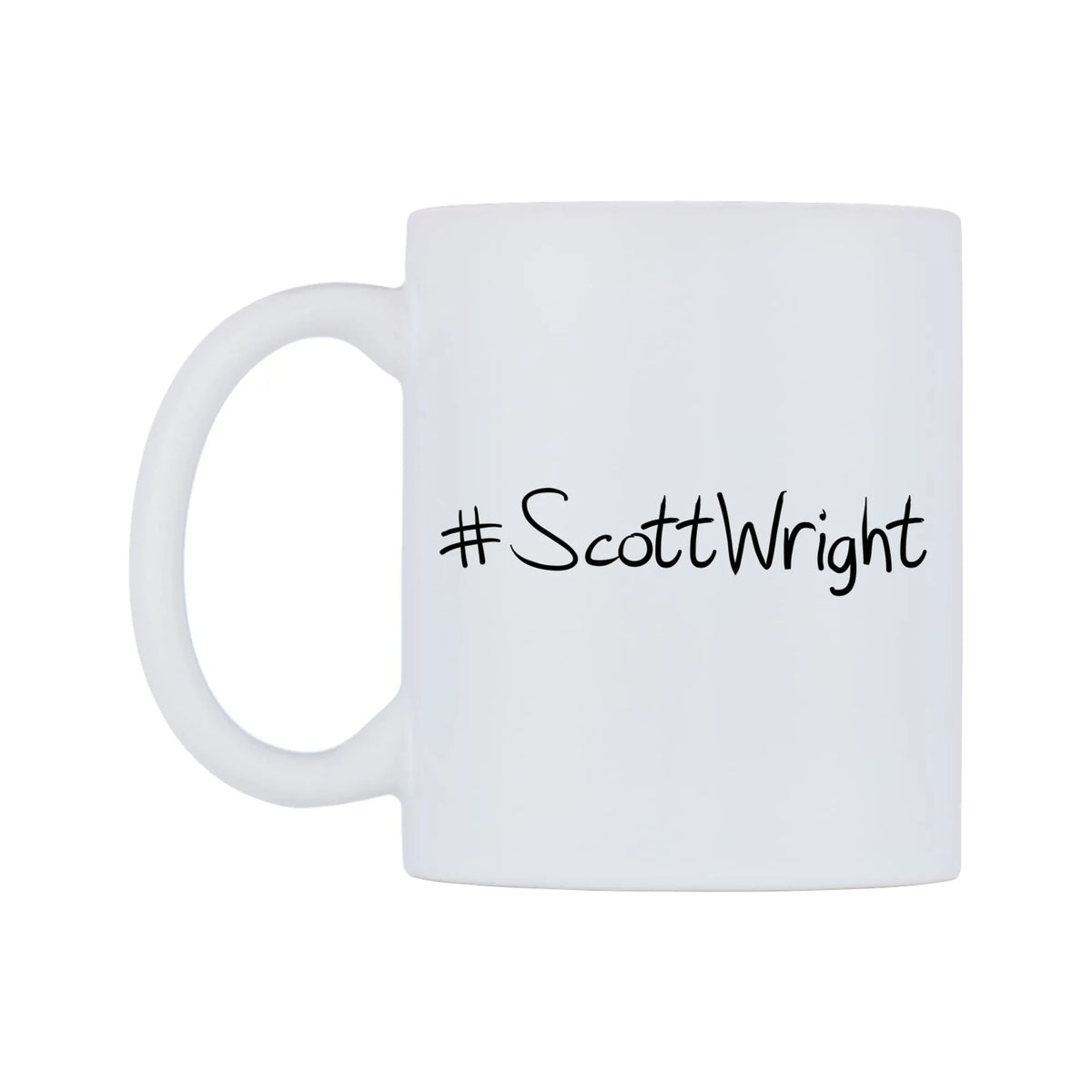 ScottWright Mug — mug, right side, on a white background