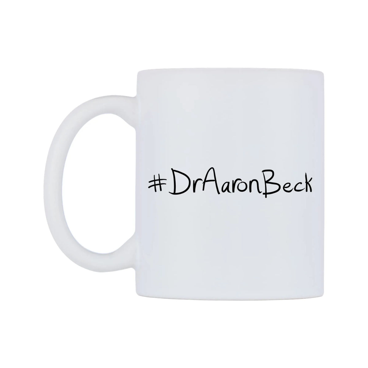 DrAaronBeck Mug — mug, right side, on a white background