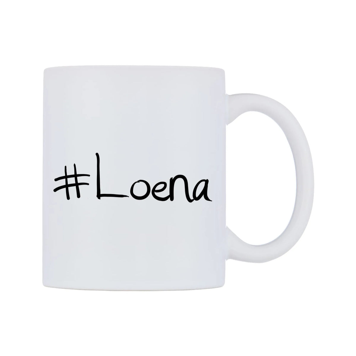 Loena Mug — mug, left side, on a white background