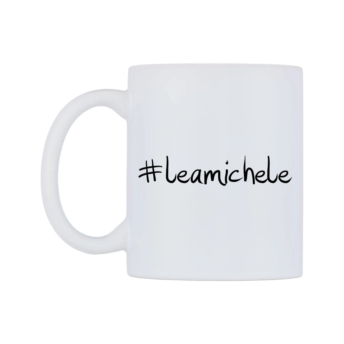 leamichele Mug — mug, right side, on a white background