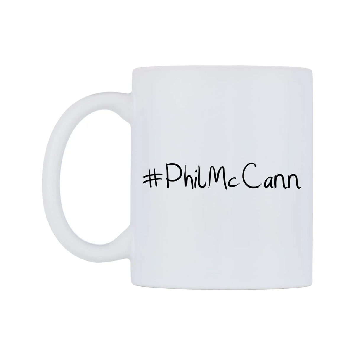 PhilMcCann Mug — mug, right side, on a white background