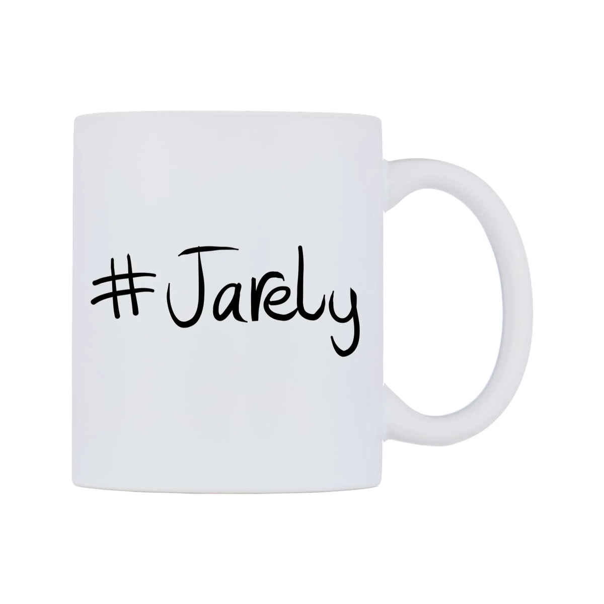 Jarely Mug — mug, left side, on a white background