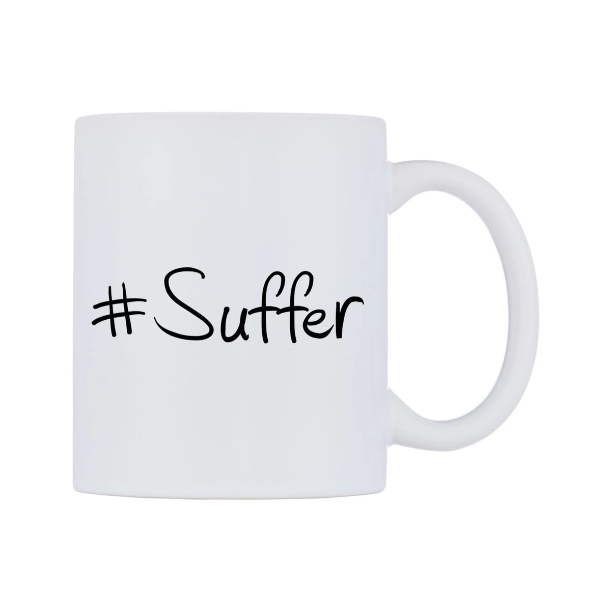Suffer Mug — mug, left side, on a white background