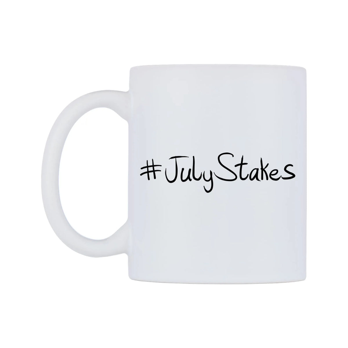 JulyStakes Mug — mug, right side, on a white background
