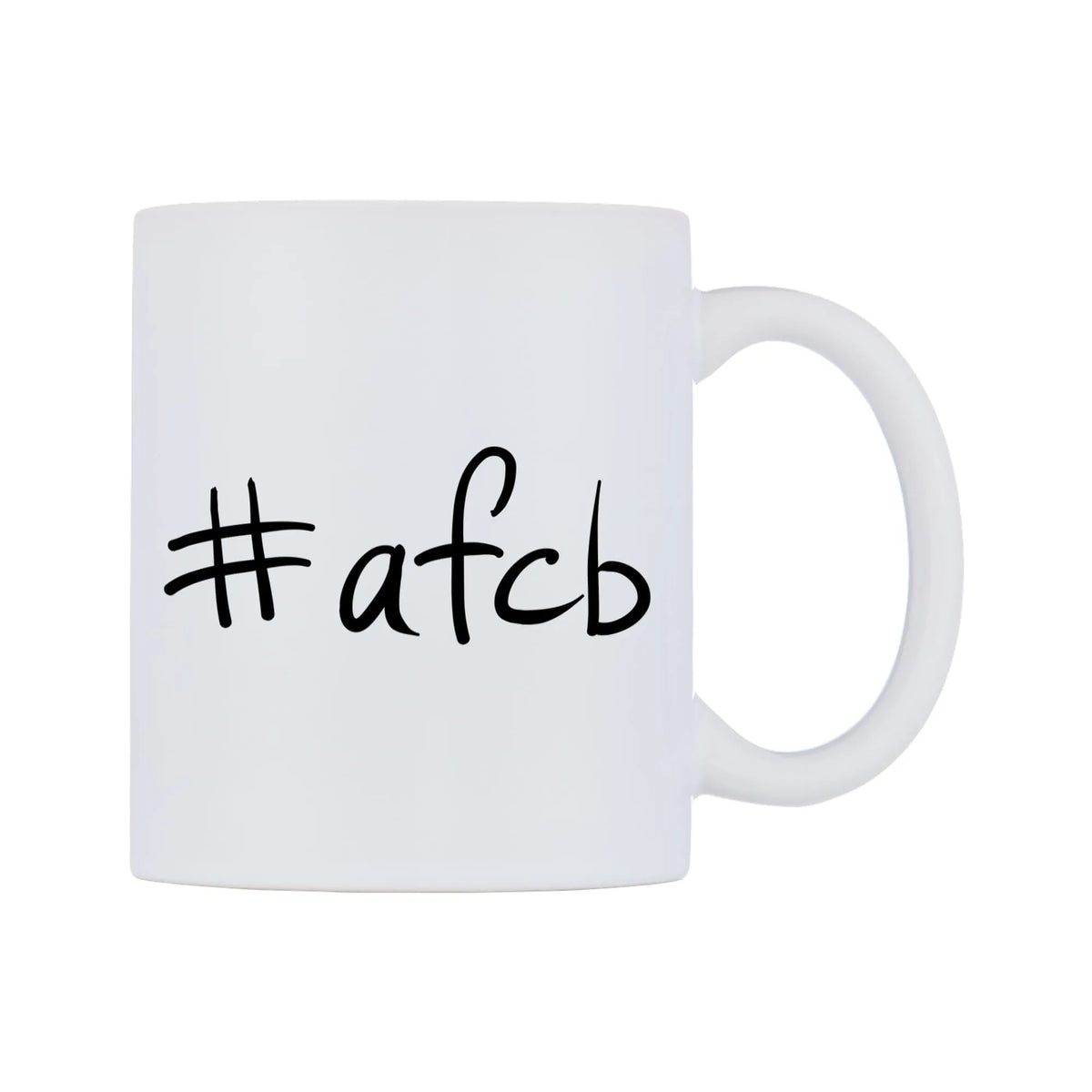 afcb Mug — mug, left side, on a white background