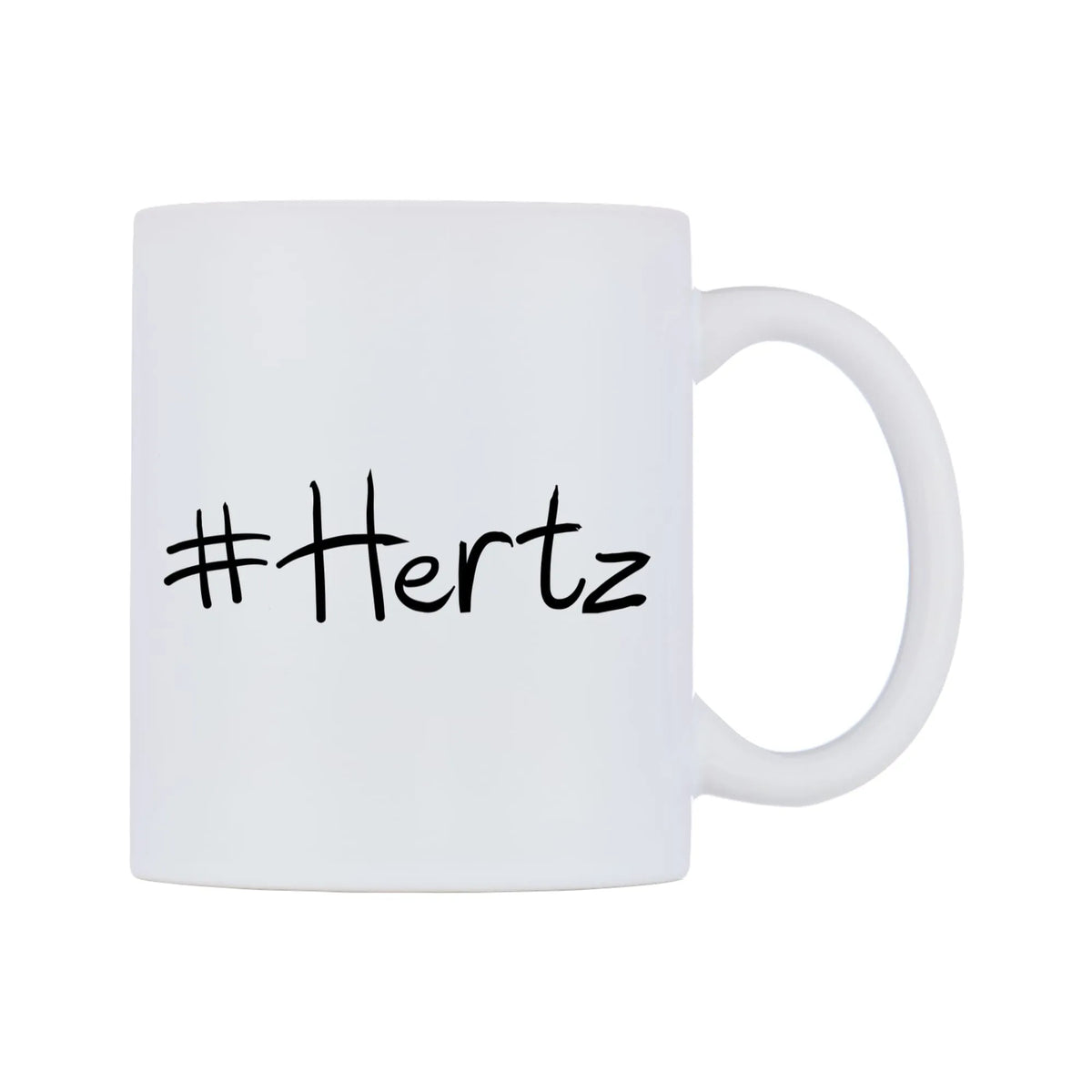 Hertz Mug — mug, left side, on a white background