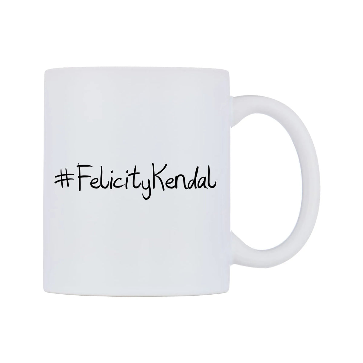 FelicityKendal Mug — mug, left side, on a white background