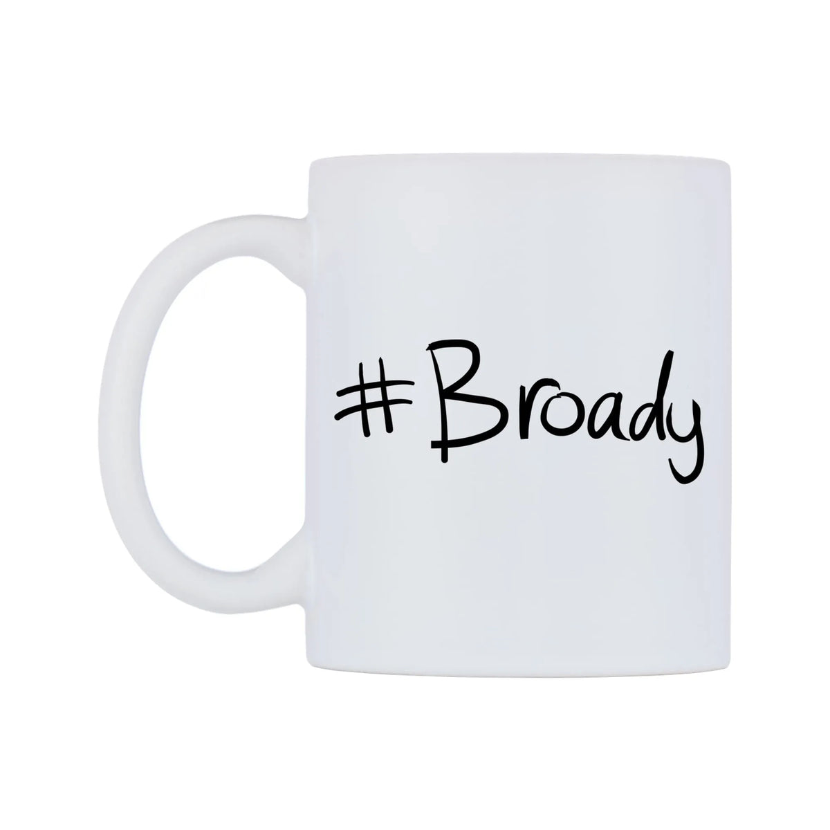 Broady Mug — mug, right side, on a white background