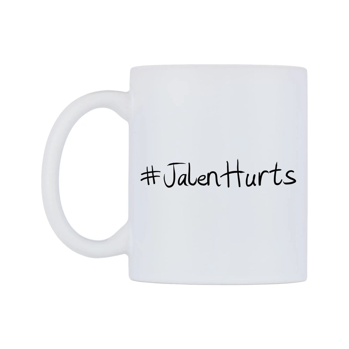 JalenHurts Mug — mug, right side, on a white background