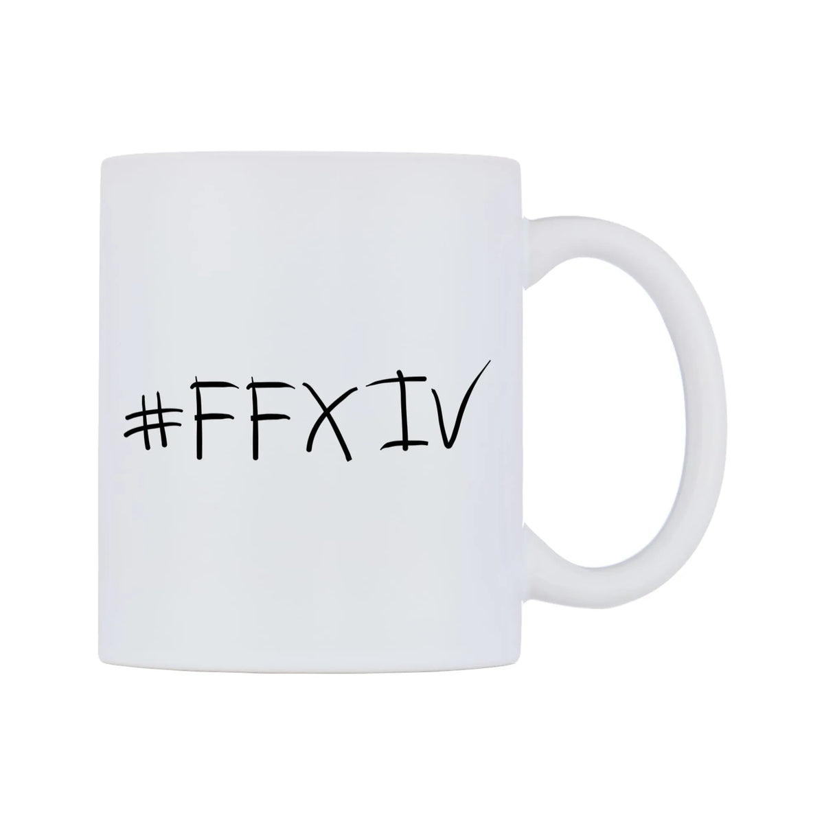 FFXIV Mug — mug, left side, on a white background