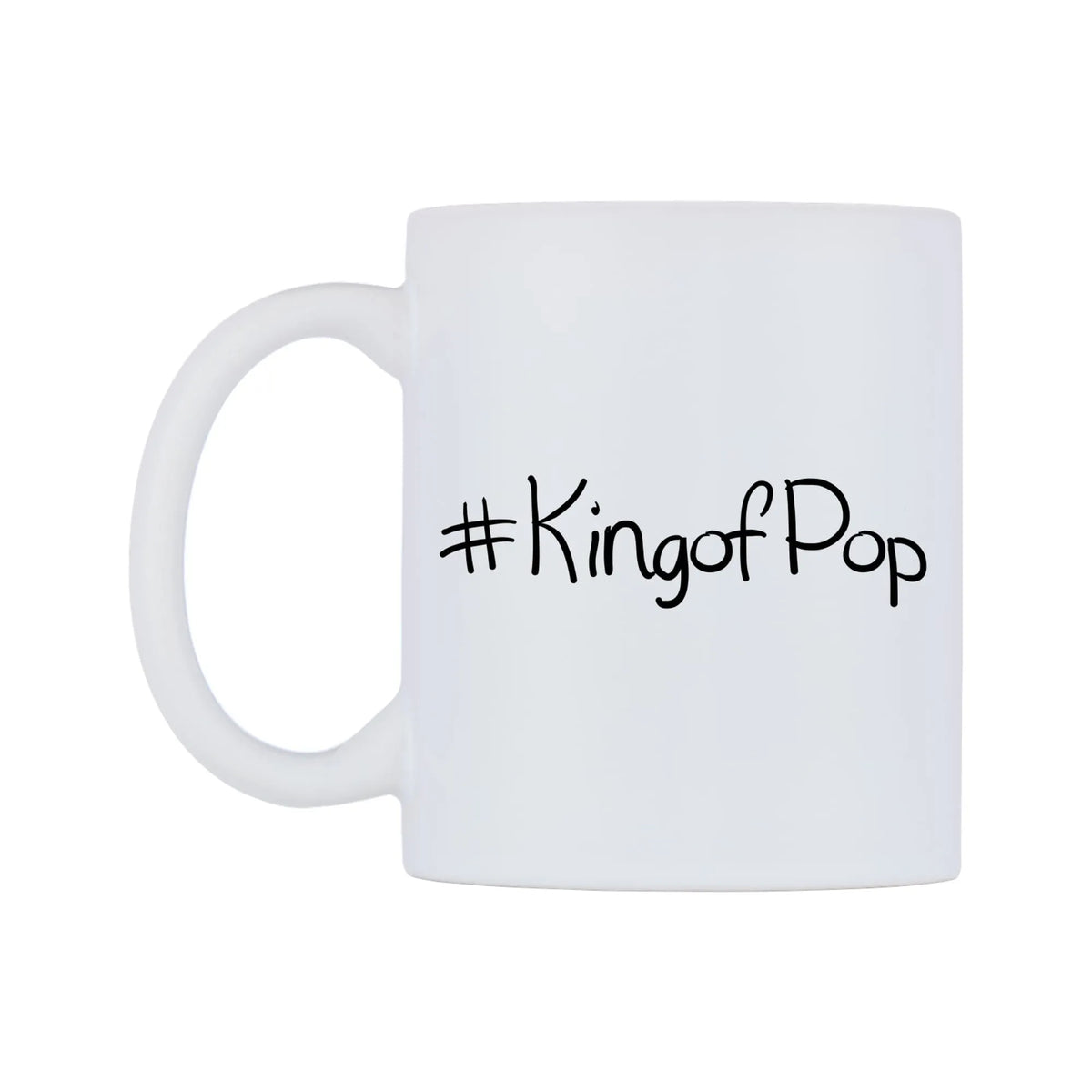 KingofPop Mug — mug, right side, on a white background