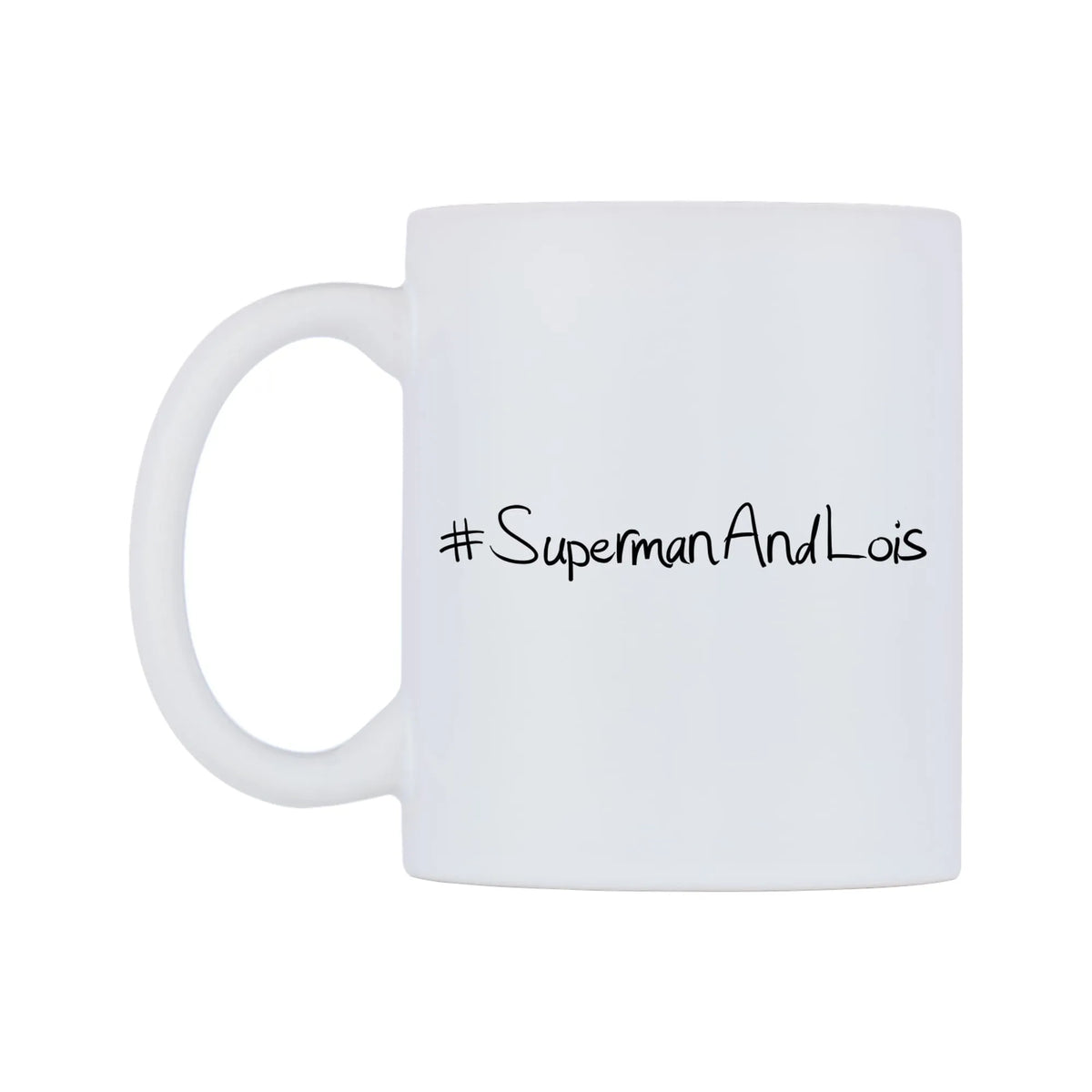 SupermanAndLois Mug — mug, right side, on a white background
