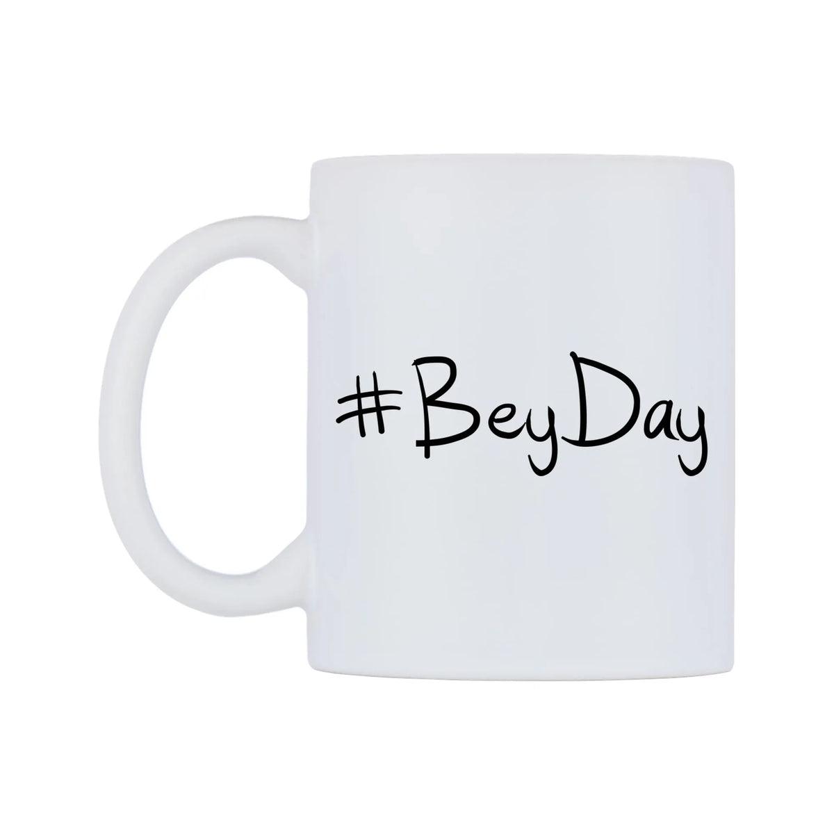 BeyDay Mug — mug, right side, on a white background