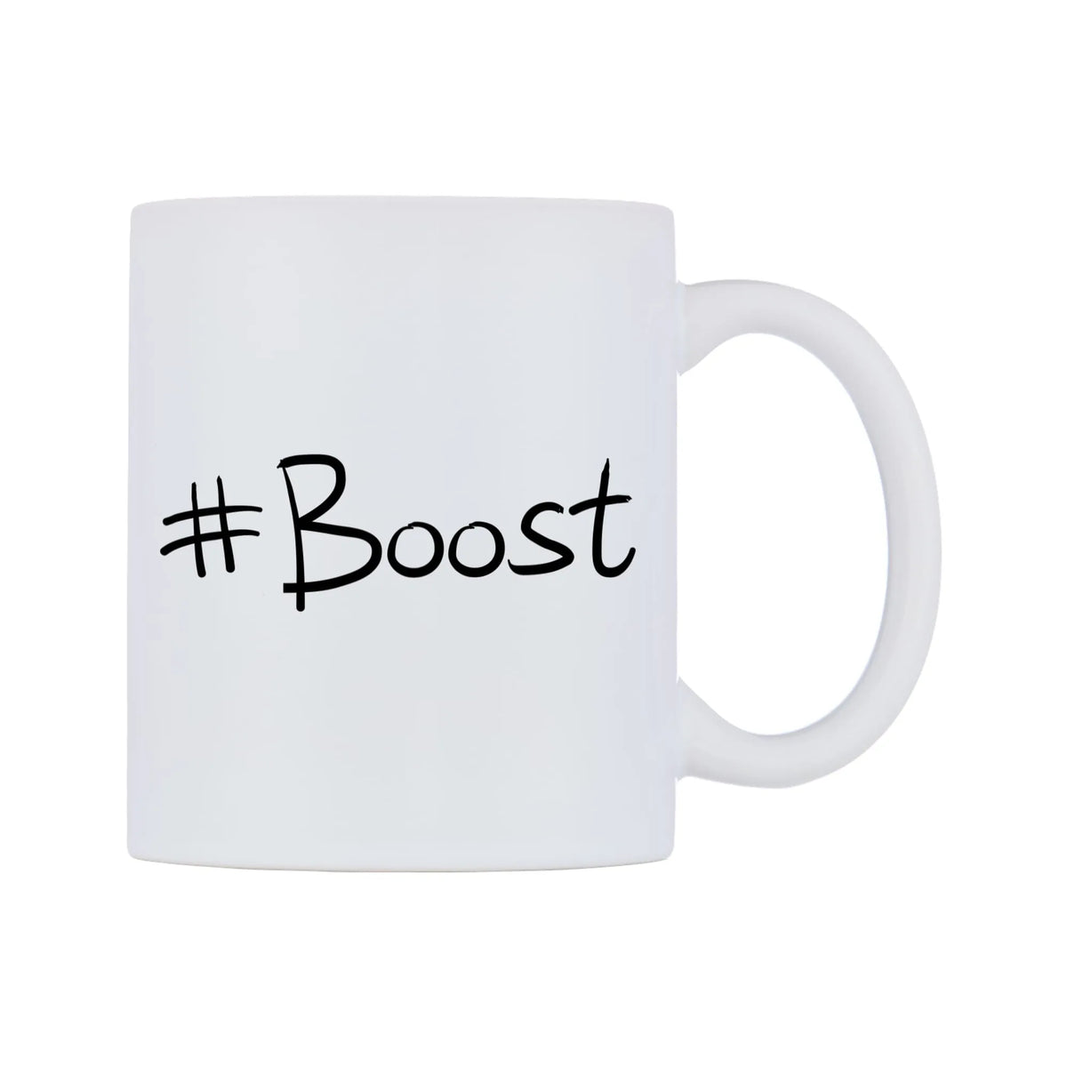 Boost Mug — mug, left side, on a white background