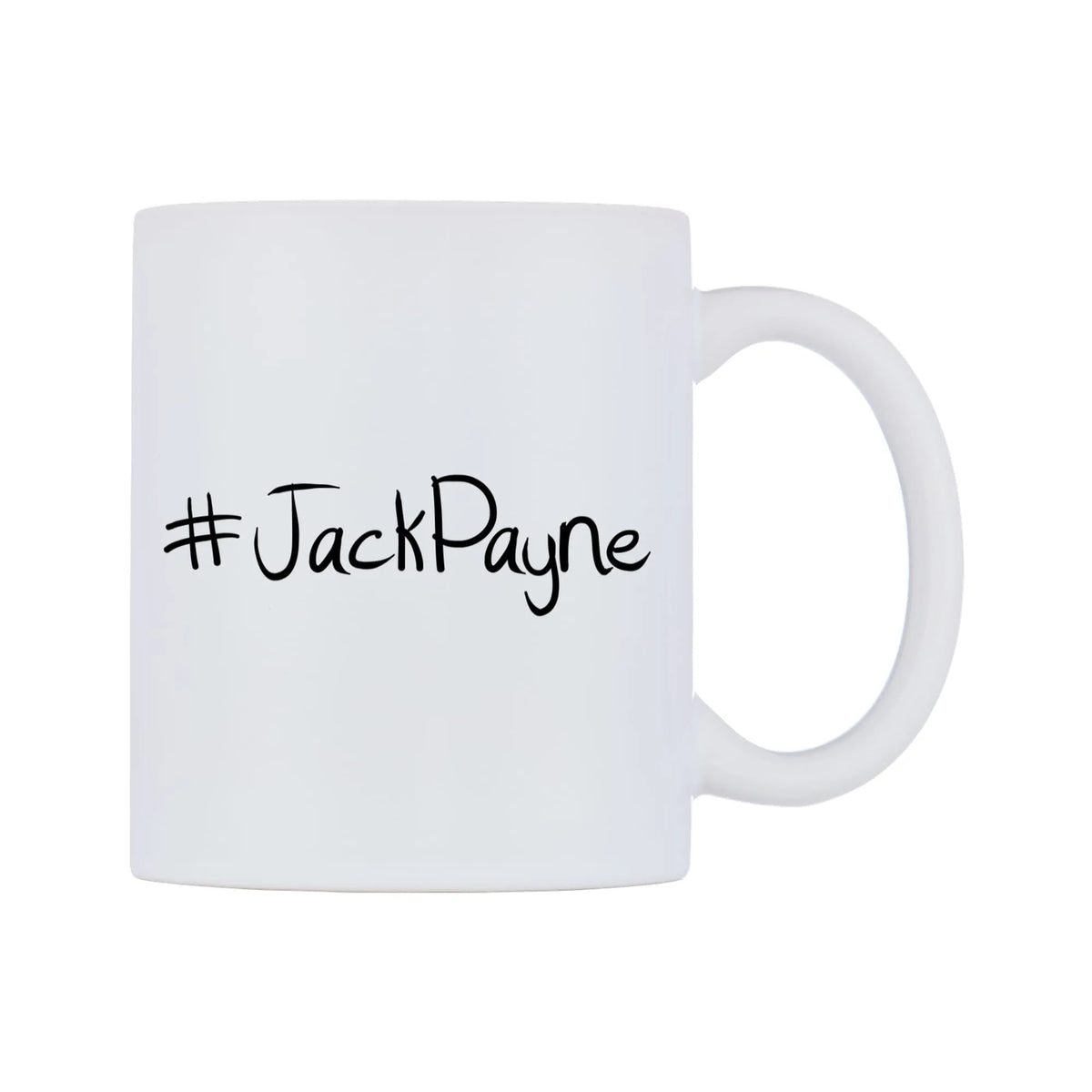 JackPayne Mug — mug, left side, on a white background