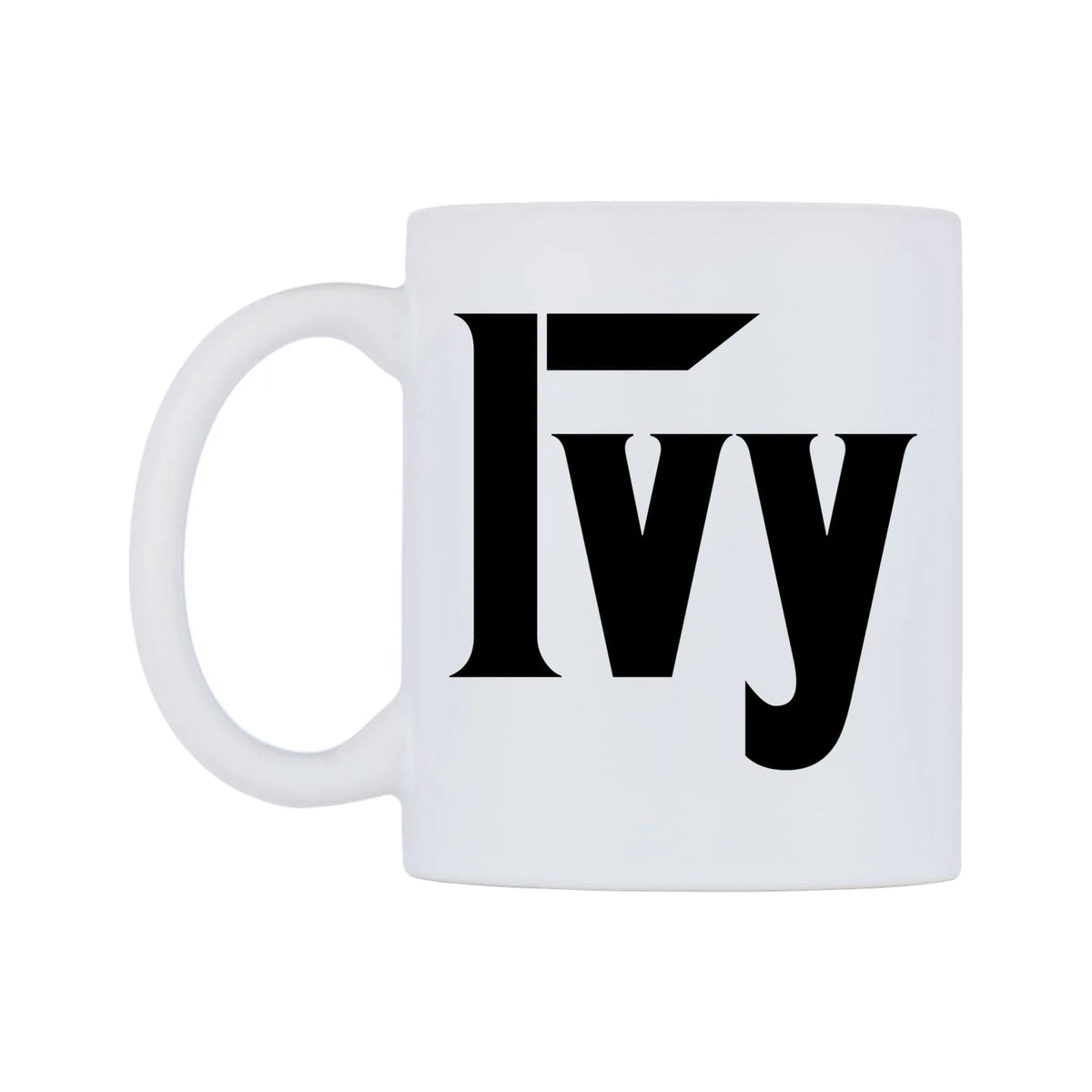 Ivy - Godfather Themed Mug — white 11oz gloss mug, right side, on a white background
