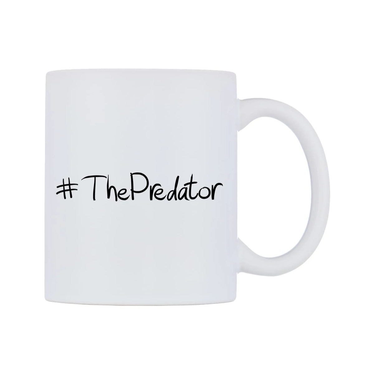 ThePredator Mug — mug, left side, on a white background