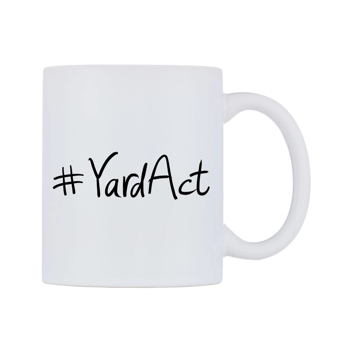 YardAct Mug — mug, left side, on a white background