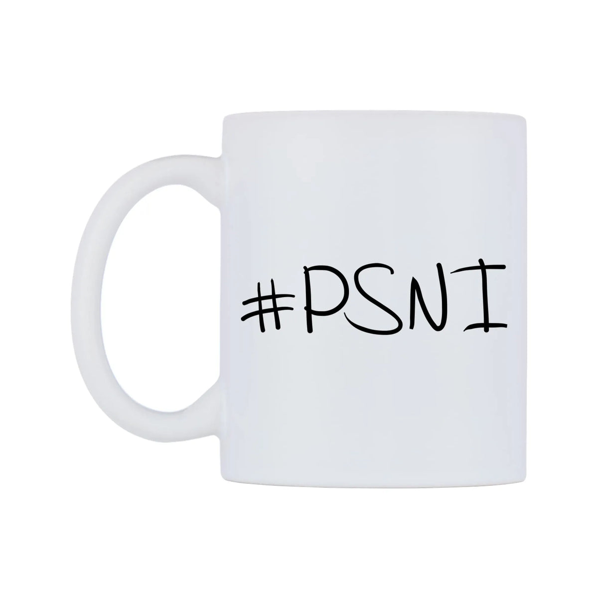 PSNI Mug — mug, right side, on a white background