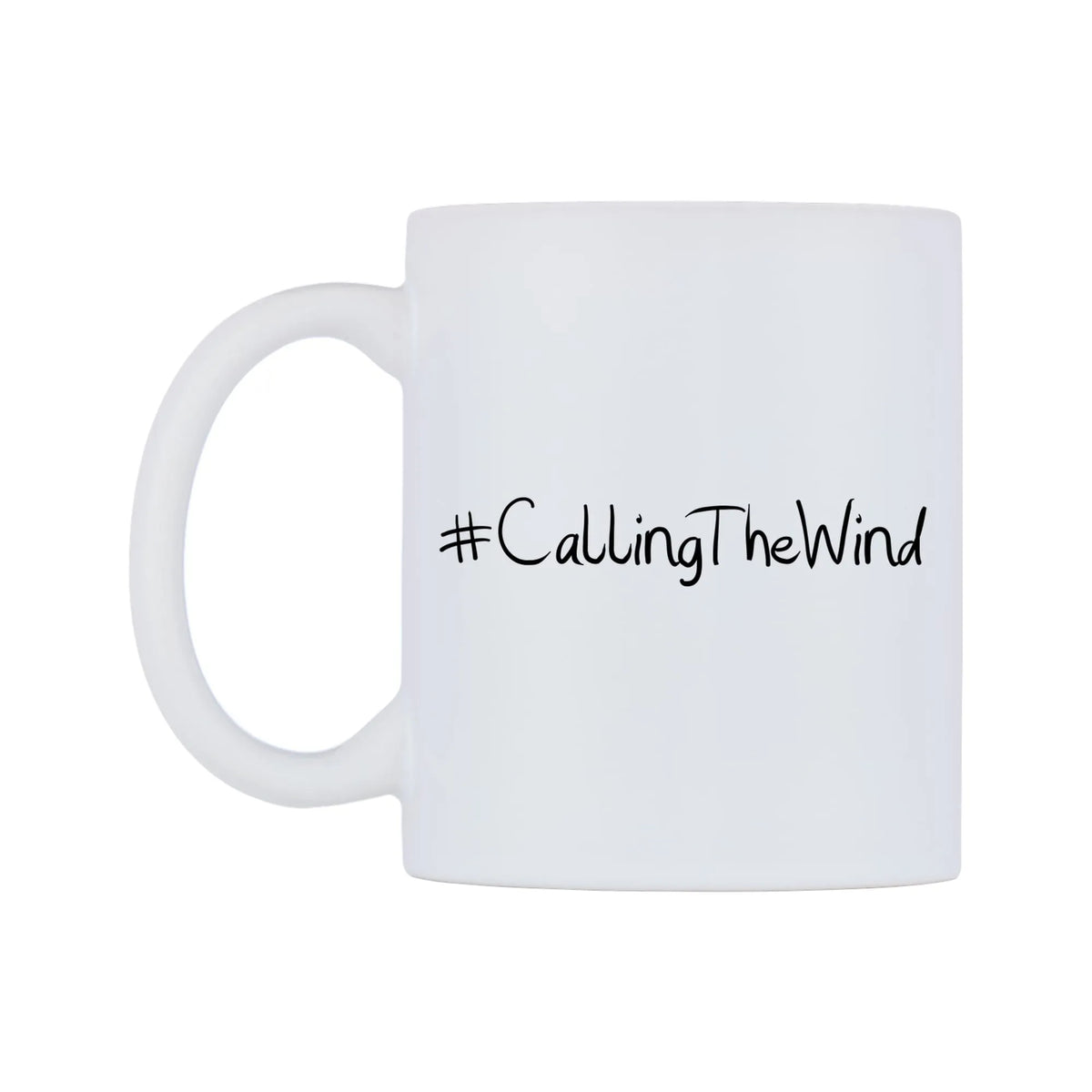 CallingTheWind Mug — mug, right side, on a white background