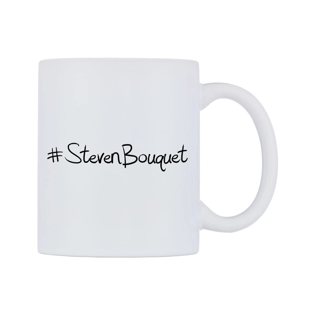 StevenBouquet Mug — mug, left side, on a white background