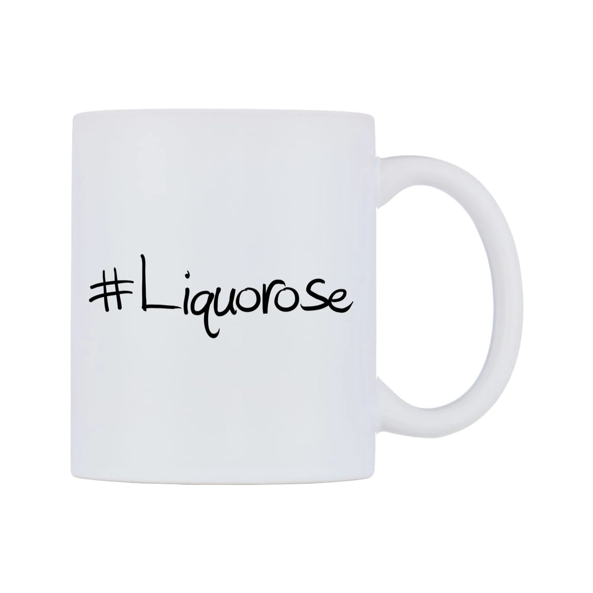 Liquorose Mug — mug, left side, on a white background