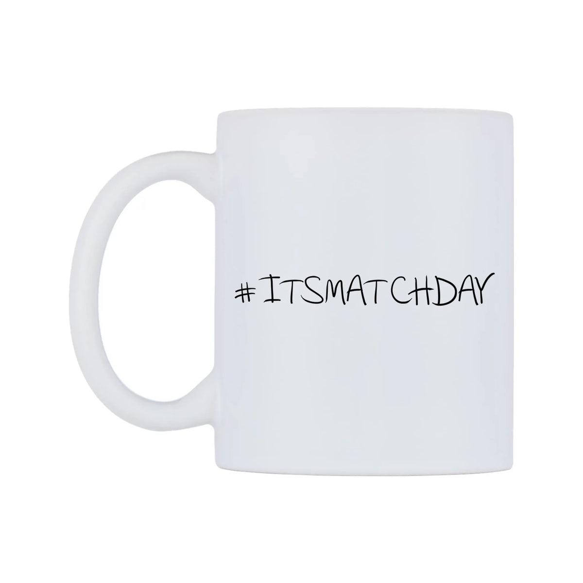 ITSMATCHDAY Mug — mug, right side, on a white background