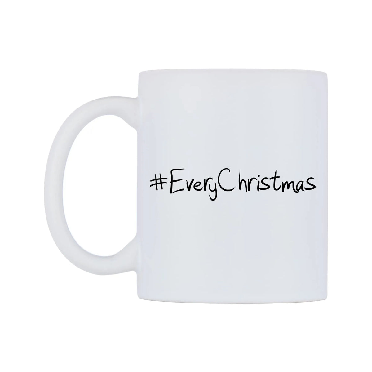 EveryChristmas Mug — mug, right side, on a white background