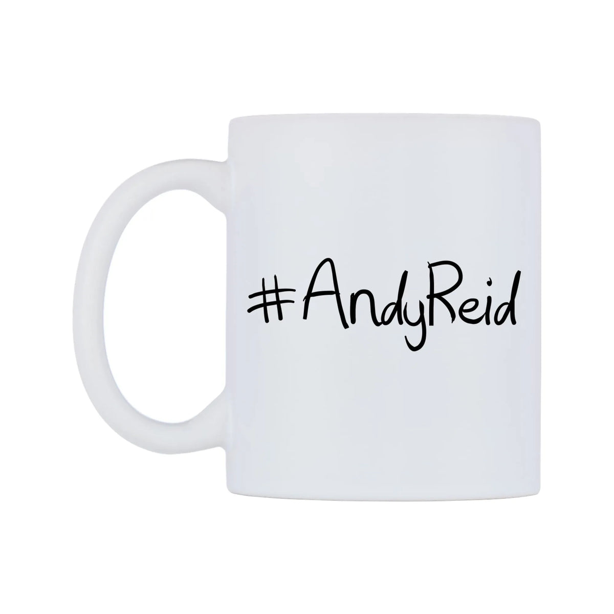 AndyReid Mug — mug, right side, on a white background