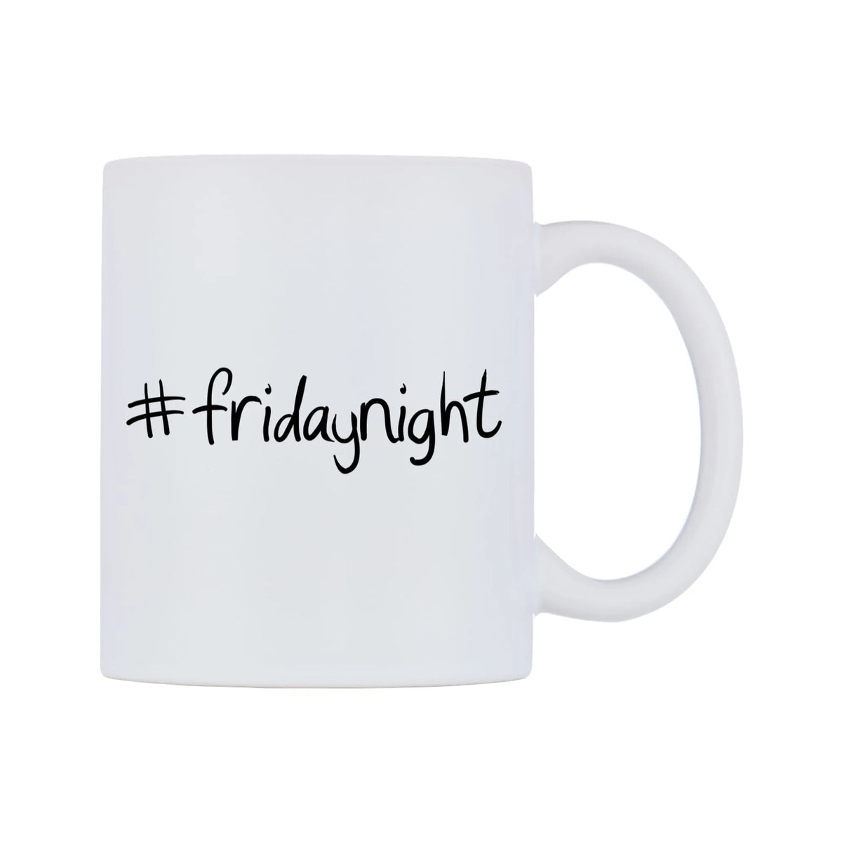 fridaynight Mug — mug, left side, on a white background