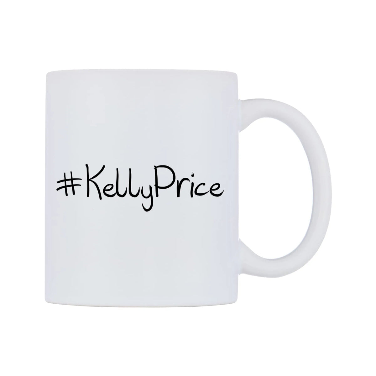 KellyPrice Mug — mug, left side, on a white background