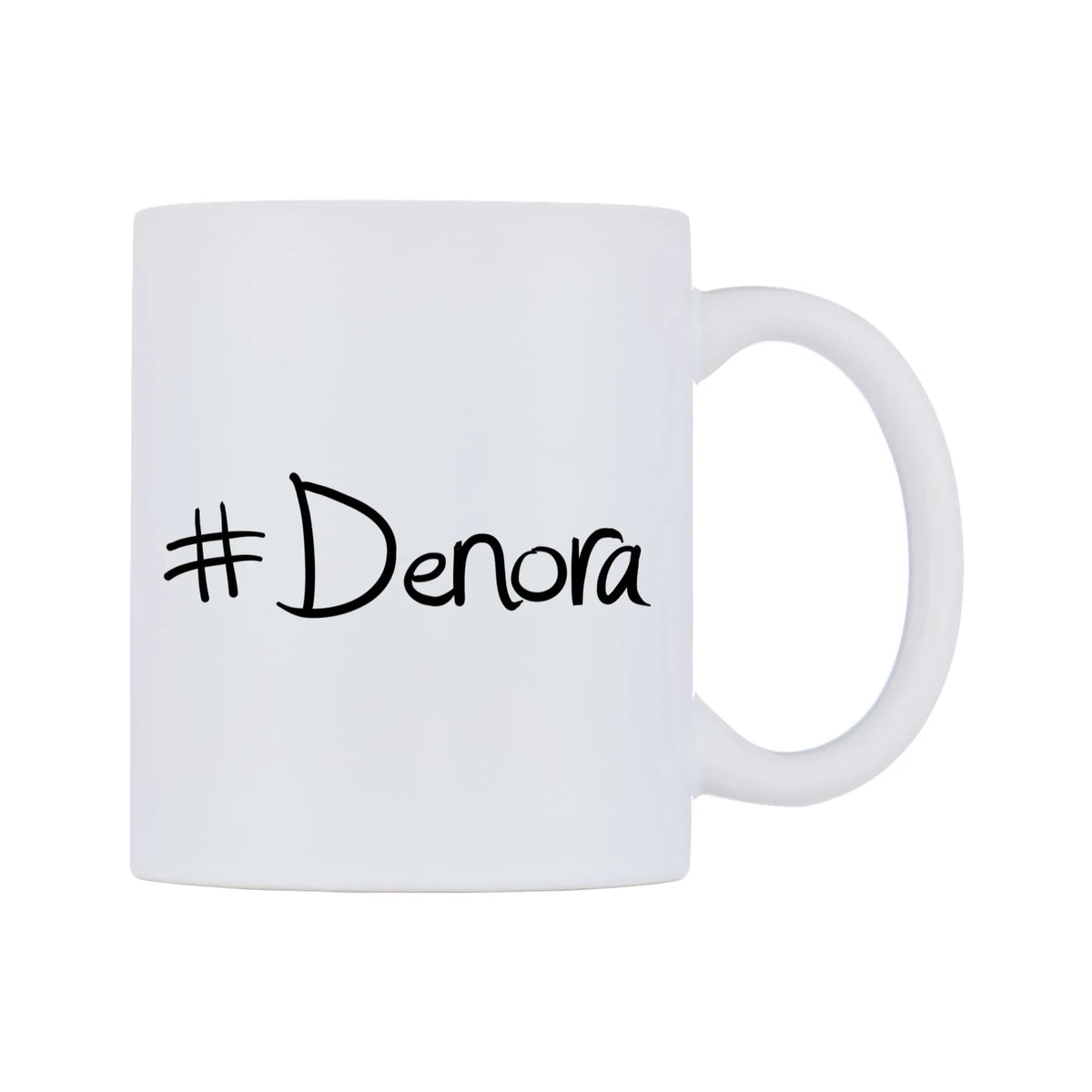 Denora Mug — mug, left side, on a white background