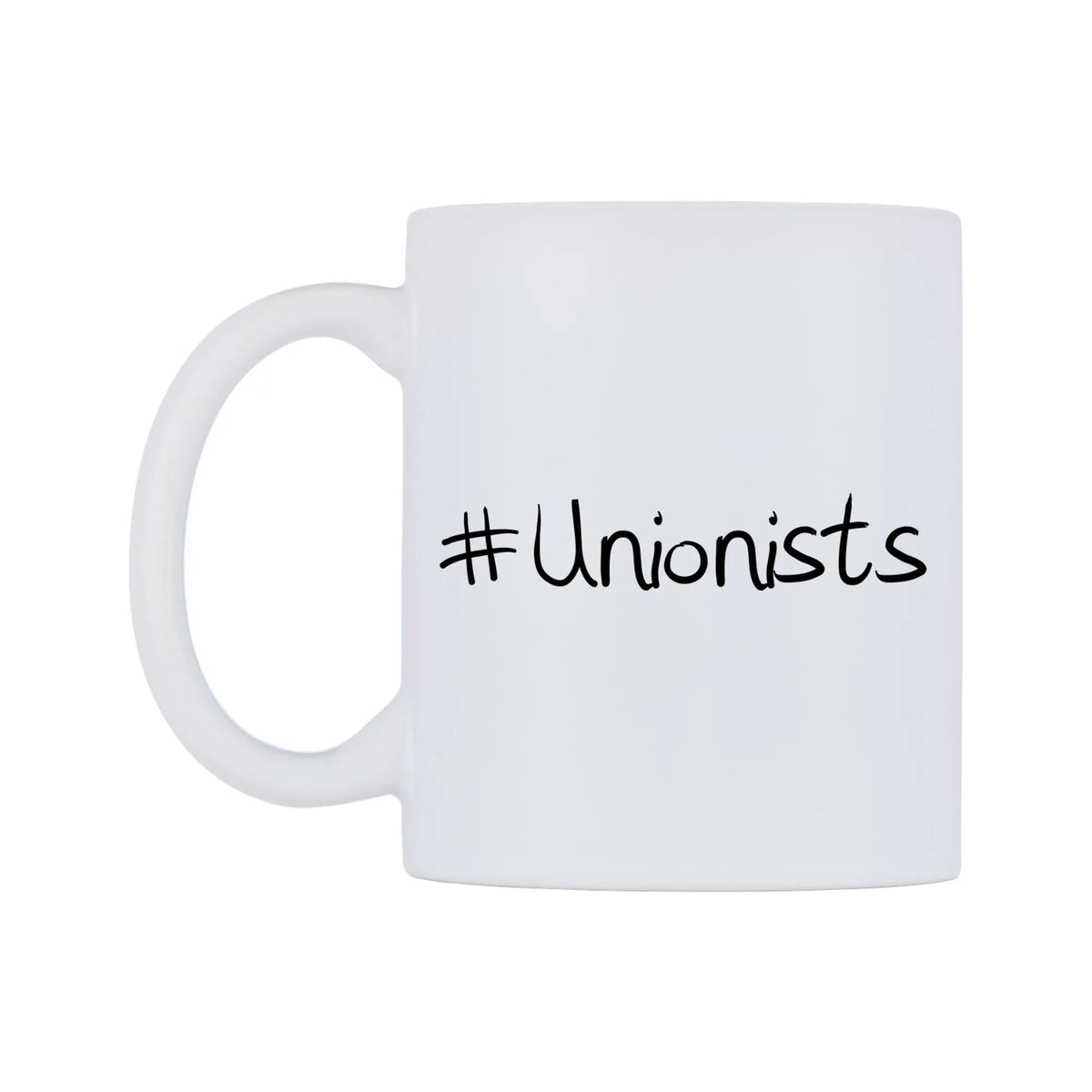 Unionists Mug — mug, right side, on a white background