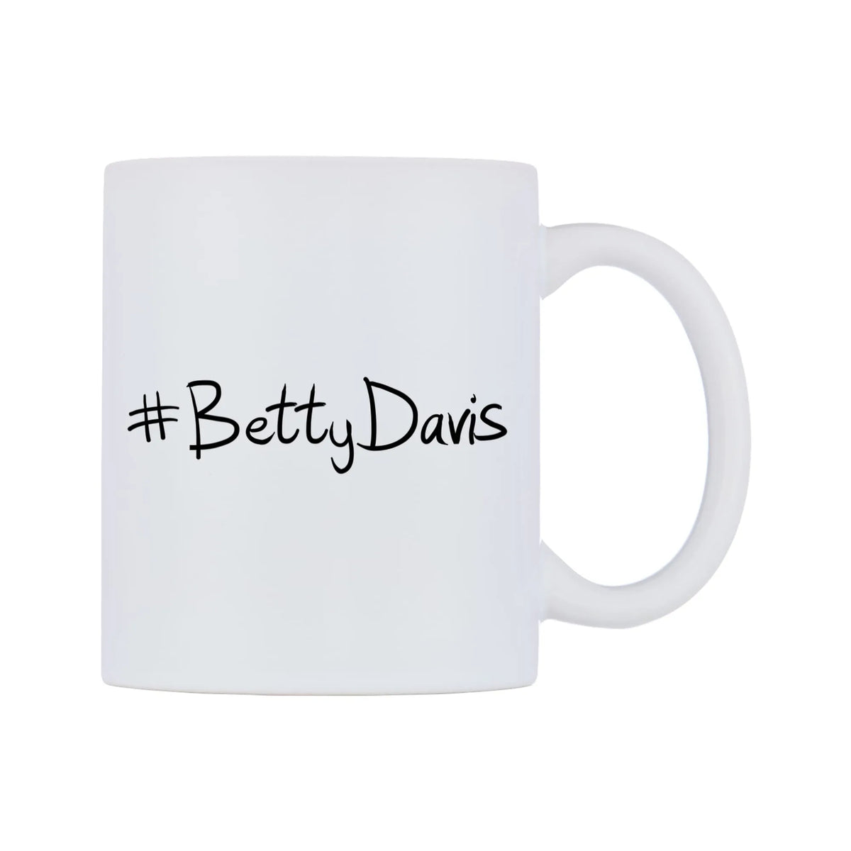 BettyDavis Mug — mug, left side, on a white background